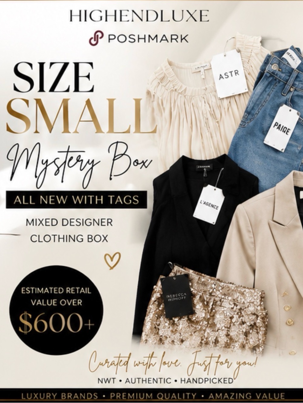 SIZE SMALL ALL NWT MYSTERY CLOTHING BOX ‼️ FIRM ON PRICE ‼️ $600 RETAIL VALUE